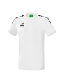 Erima Freizeit-Trainings Tshirt Essential 5-C - Baumwollmix - weiss/schwarz Herren